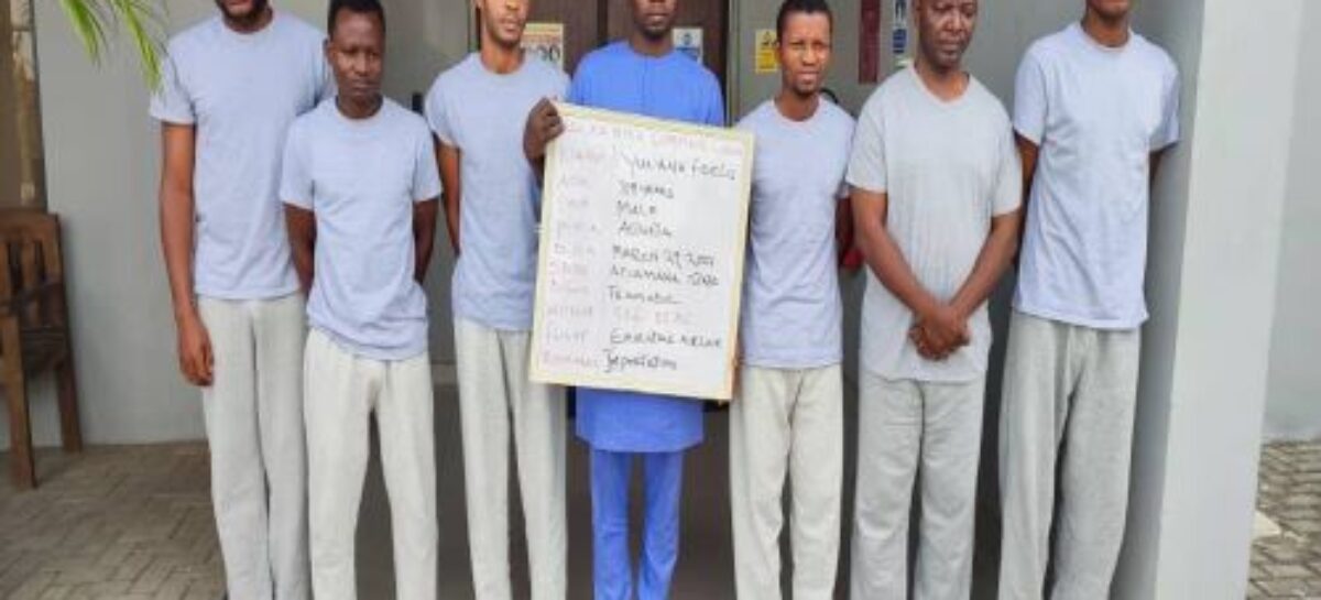 NDLEA arrests 5 members of airport drug syndicate, recovers N19.8m cash from ring leader