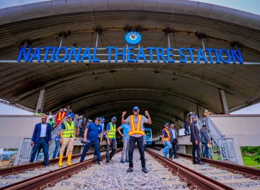 Lagos blue line rail project at 90% completion, says Sanwo-Olu