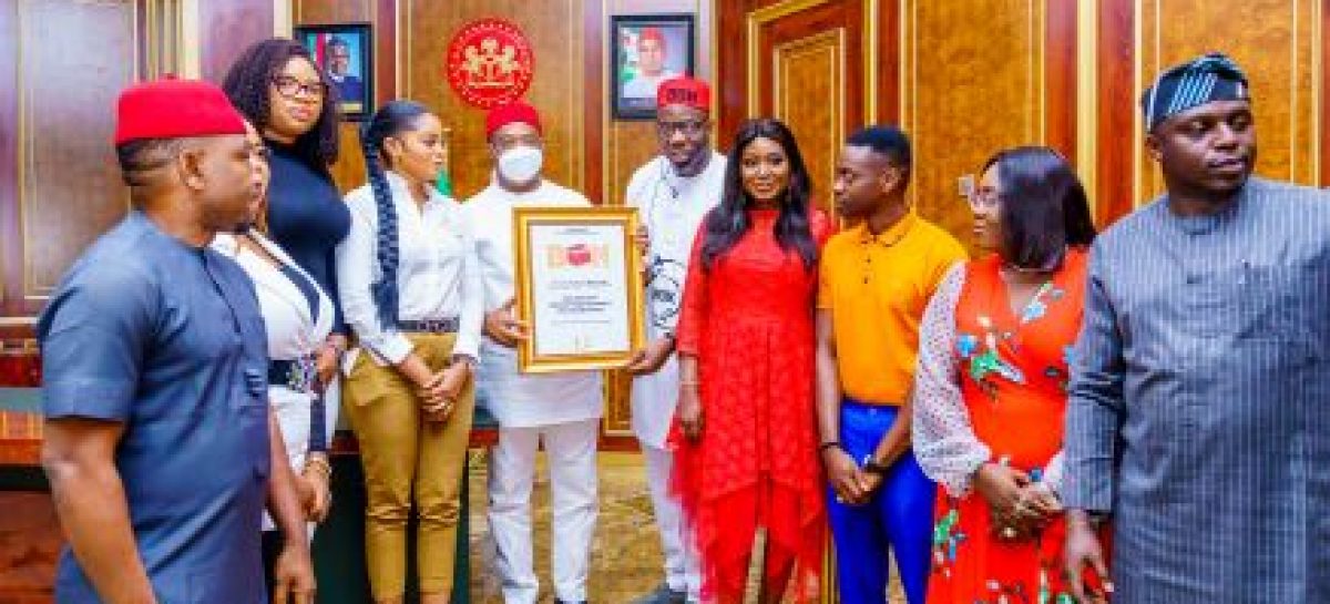 Uzodimma assures Nollywood stars of support ahead December 2022 BON awards