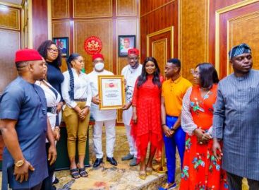 Uzodimma assures Nollywood stars of support ahead December 2022 BON awards
