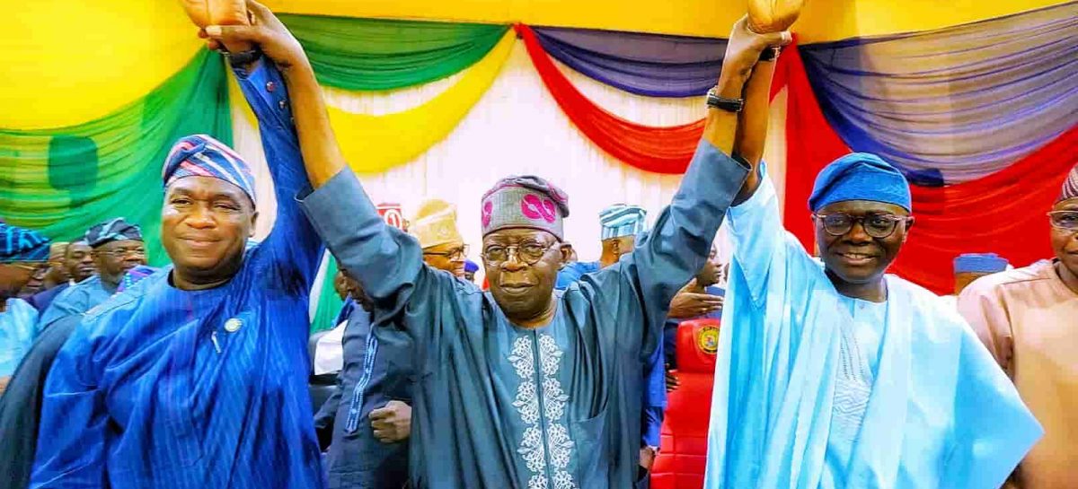 Finally, Tinubu endorses Sanwo-Olu’s second term bid as gov says APC national leader paid for his nomination form