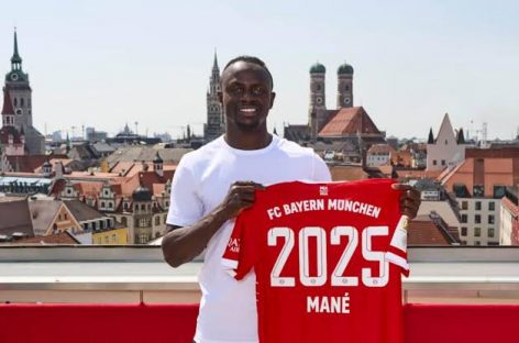 Bayern Munich confirm Mane signing in transfer from Liverpool