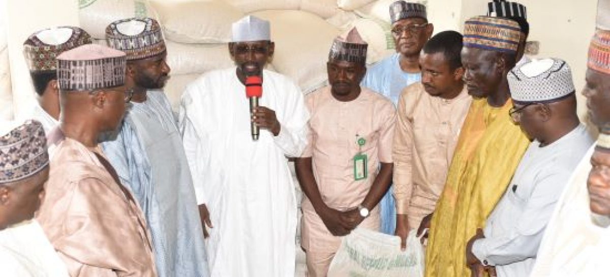 FCT Minister presents grains to people of Adamawa