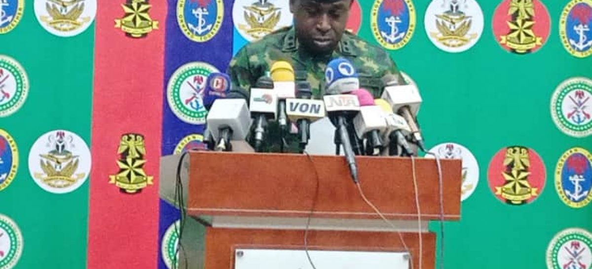 DHQ reveals number of terrorists killed by Nigerians troops the last two weeks