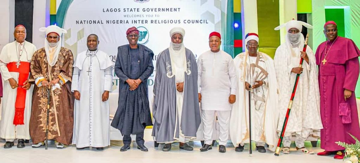 Sanwo-Olu, SGF, Sultan, CAN President Task Nigerians On Peace, Justice