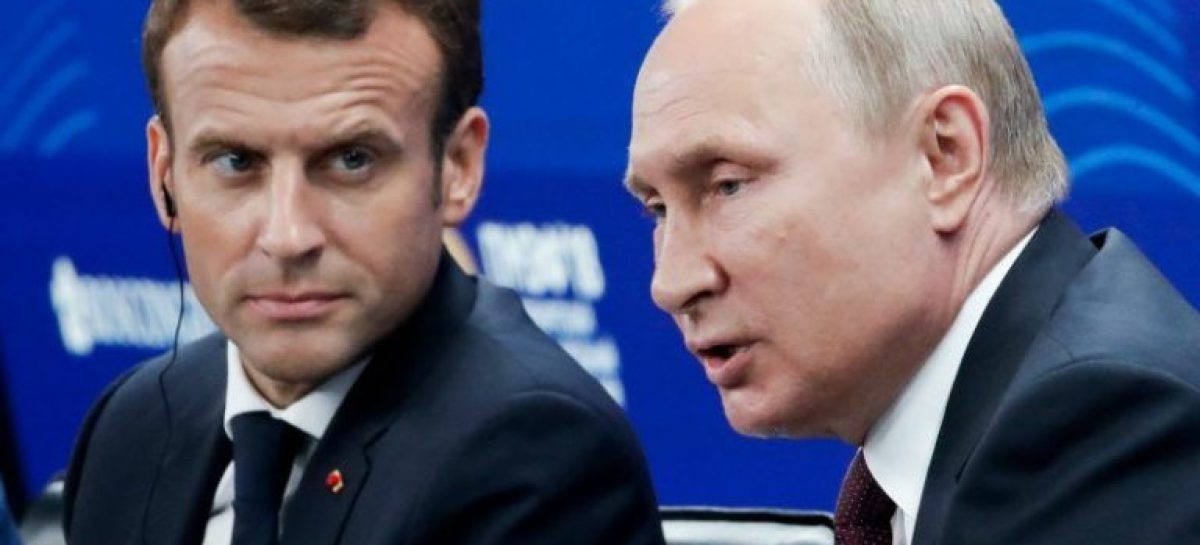 ‘We do not want a world war,’ Macron tells Putin