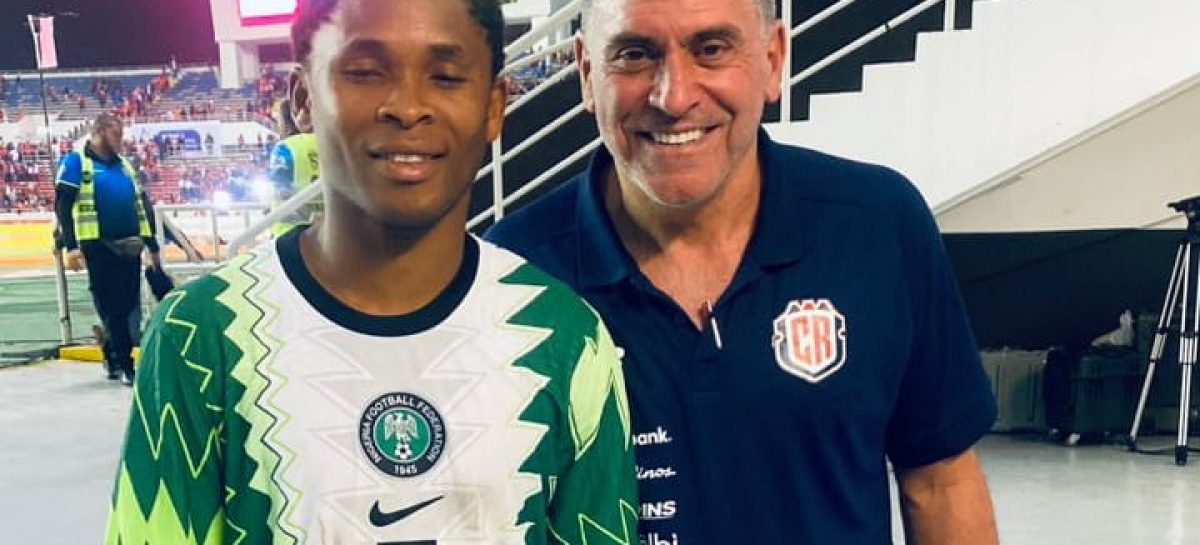 Costa Rica coach hails Nigeria right back, Dominic Ohaka..says he is the future