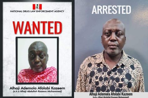 Wanted drug baron arrested as NDLEA nabs woman linked to Pakistani cocaine syndicate