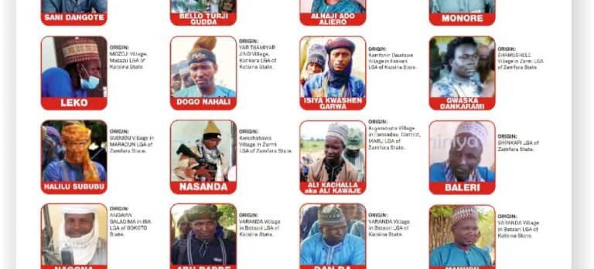 DHQ declares 19 terrorists wanted, places N5m bounty on each