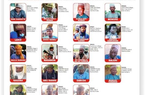 DHQ declares 19 terrorists wanted, places N5m bounty on each