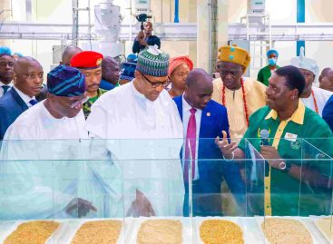 Buhari unveils Lekki Deep Sea Port, Imota rice mill in Lagos