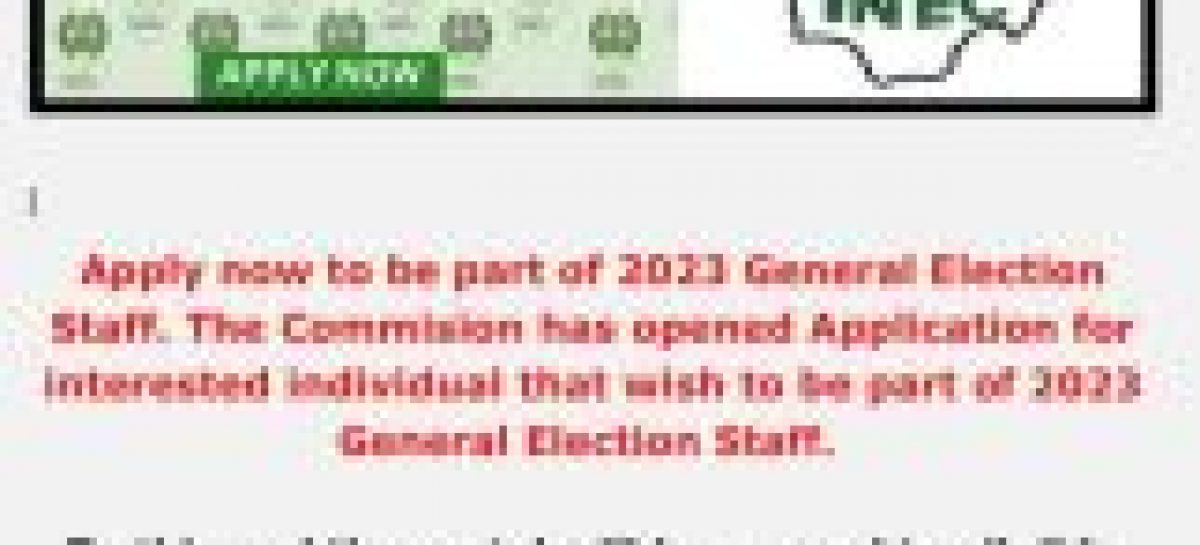 2023 poll: Again, INEC warns against fake ad hoc staff recruitment portal