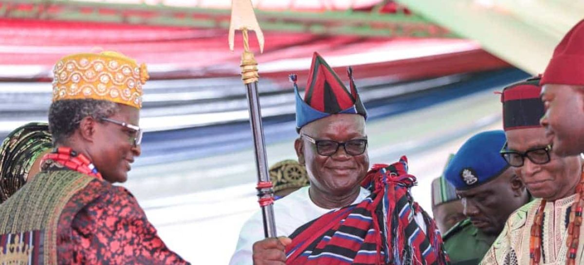 Ortom, Wike, Onoja, others conferred with chieftaincy title by Idoma traditional council