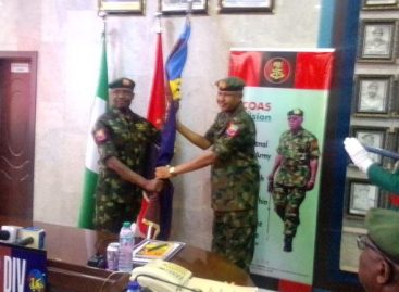 Maj.-Gen. Chinade takes over as 37th GOC of 82 Division, assures peace, safety