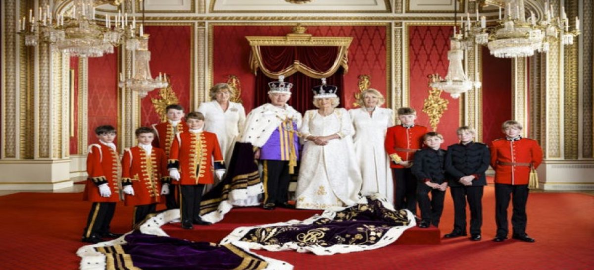 King Charles marks coronation with photograph of himself with heirs