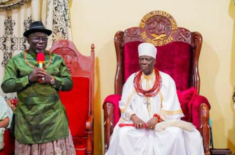 Oborevwori salutes Orodje of Okpe on 17th coronation anniversary