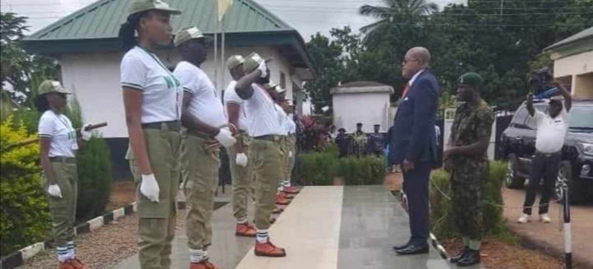 Oborevwori swears in 671 male 1,556 female Corp members in Asaba… Charges them on patriotism, unity