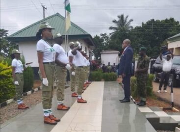 Oborevwori swears in 671 male 1,556 female Corp members in Asaba… Charges them on patriotism, unity