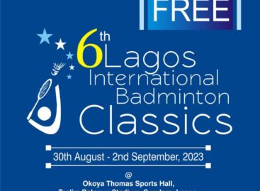 Lagos International Badminton Classics: Over 100 players jostle for medals