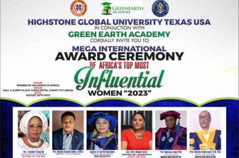 American University and GreenEarth Academy set to confer Doctorate degree on Tinubu’s daughter, Mujidat Folasade, ten others