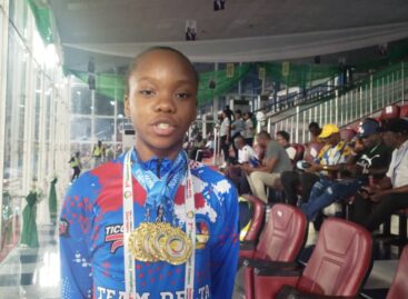 NYG 2023: Gymnast, Stephanie Ogechukwu dedicates her 4 gold medals to Oborevwori