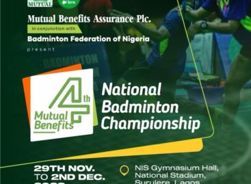 Mutual benefits National Badminton championship kicks off in Lagos