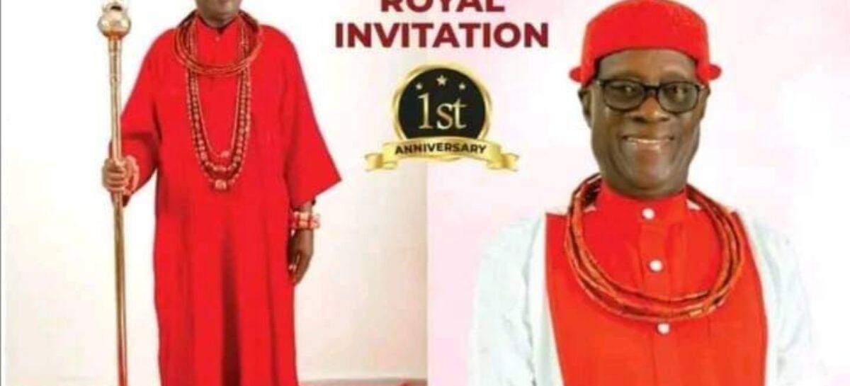 Oborevwori hails Mosogar monarch on 1st coronation anniversary 