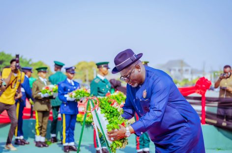 Oborevwori, Onyeme, others lay wreaths, as Nigerians mark Armed Forces Remembrance Day 