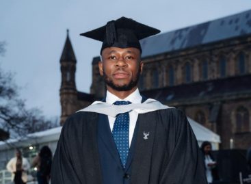 Leke James Scores Off the Pitch with Business and Sports Management Degree