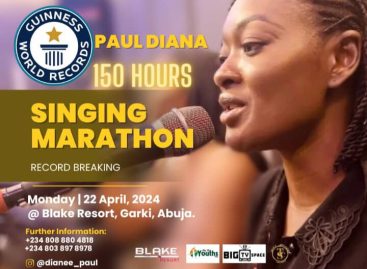 World Guinness Book of Records’ Ultimate Singing Marathon set for April 22 