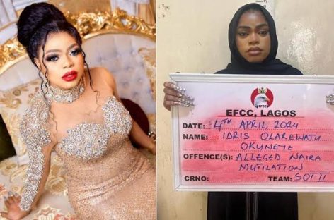 Abuse of Naira: Bobrisky slammed with six months jail term