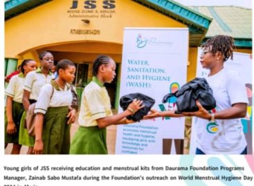 Daurama Foundation Marks World Menstrual Hygiene Day 2024