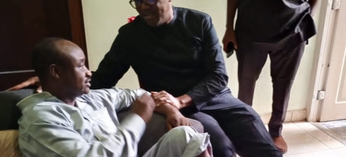 Peter Obi visits Tijani Babangida….says, ‘he deserves our attention and sympathy’ 