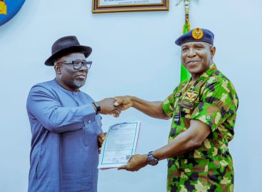 Air Force Chief, Abubakar hails Oborevwori over support to military, execution of M.O.R.E Agenda