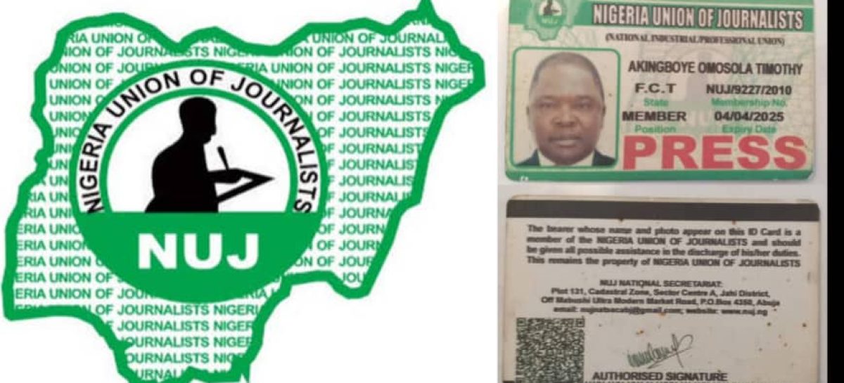 NUJ FCT ELECTION: Withdraw Your Forgery Allegation Now, Or Face Criminal Libel- Akingboye Warns Ojonugwa and Akintola