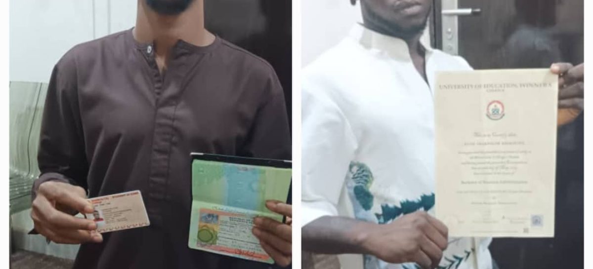 Police arrests international fraudsters that specialize in forging foreign certificates in Lagos