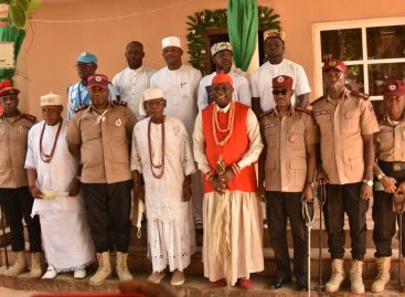 Asagba of Asaba Praises FRSC, Pledges Partnership to Enhance Road Safety