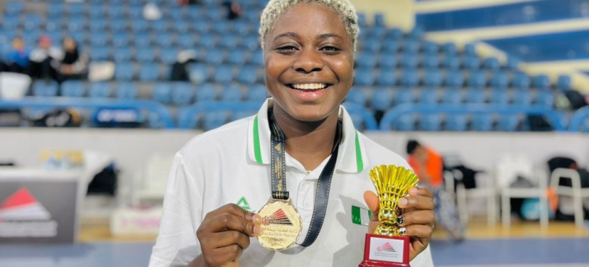 Golden Triumph: Eniola Bolaji Shines at Egypt Para Badminton International 2025