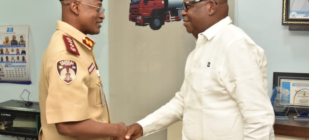 FRSC Corps Marshal Meets NUPENG-PTD Leaders to Strengthen Alliance Against Tanker Crashes