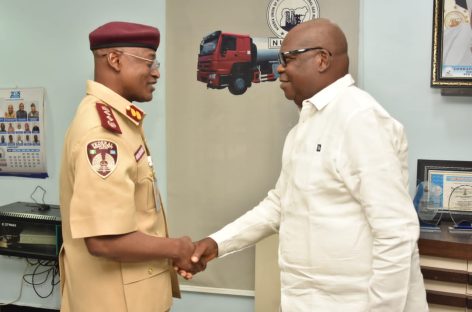 FRSC Corps Marshal Meets NUPENG-PTD Leaders to Strengthen Alliance Against Tanker Crashes