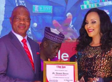 CGC Adeniyi Receives Sun Newspaper Public Service Award