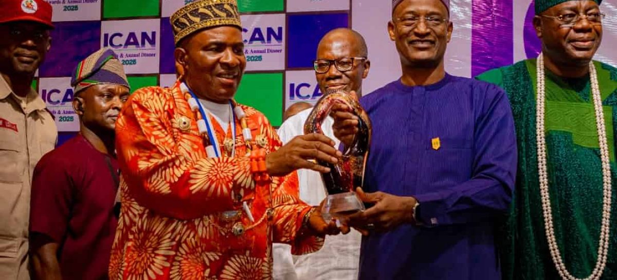 ICAN Honors Corps Marshal with Diamond Merit Award for Transformational Leadership