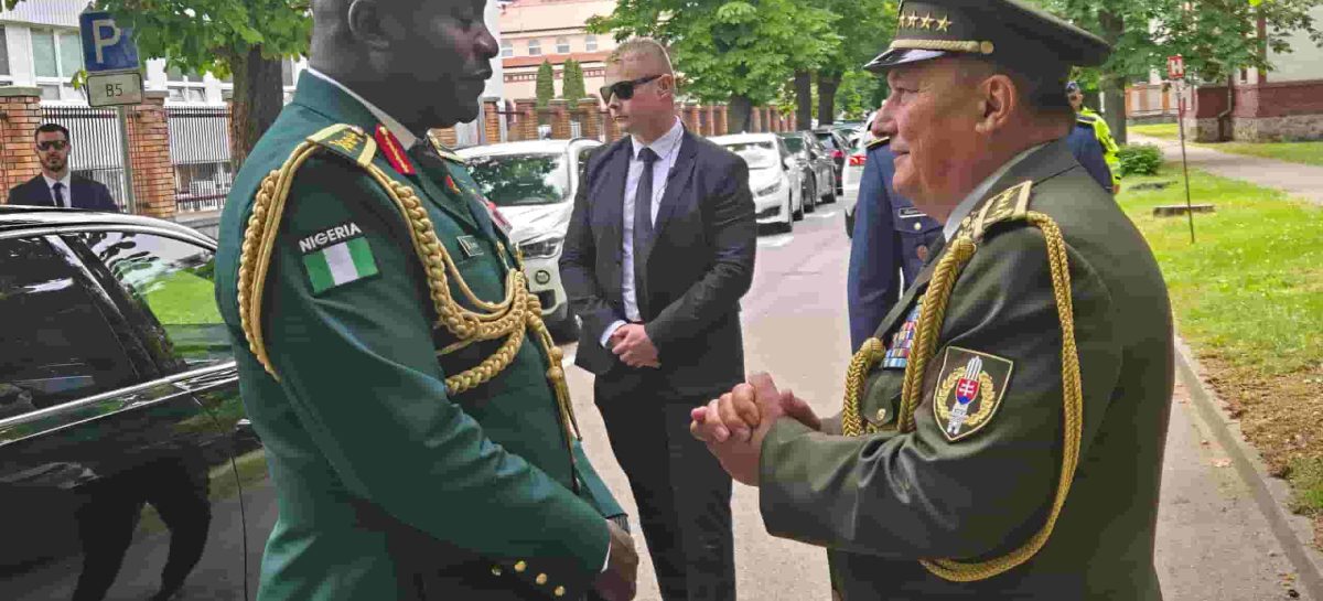 Nigerian CDS strengthens defence ties with Slovakia