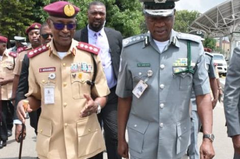 FRSC Boss congratulates Comptroller General of Customs on his election as Chairperson World Customs organization council 