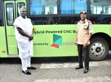 Tinubu’s CNG Initiative Hands Over Eco-Friendly Bus to FRSC