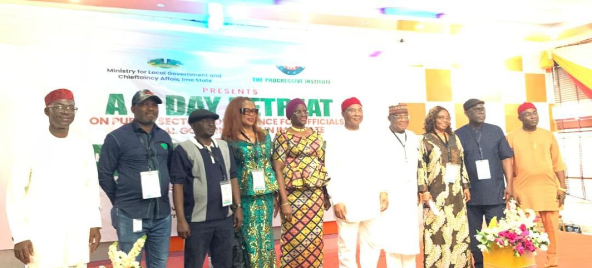 TPI Concludes Retreat for Local Government in Imo State as Governor Uzodimma Charges Participants on Grassroot Development