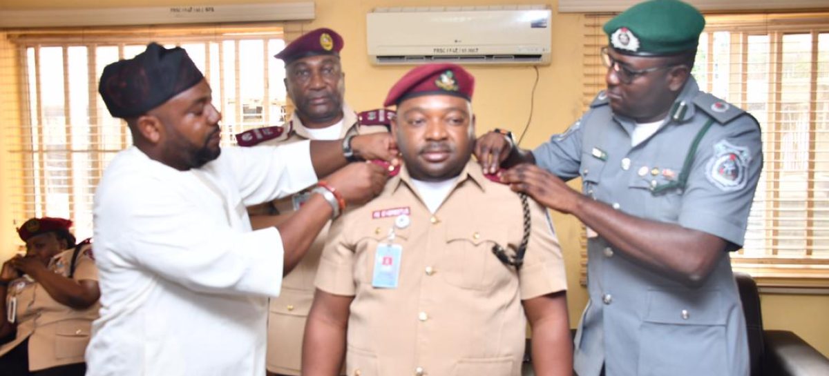 FRSC Decorates Evarestus Festus Emmanuel as Full Commander