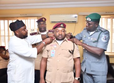FRSC Decorates Evarestus Festus Emmanuel as Full Commander