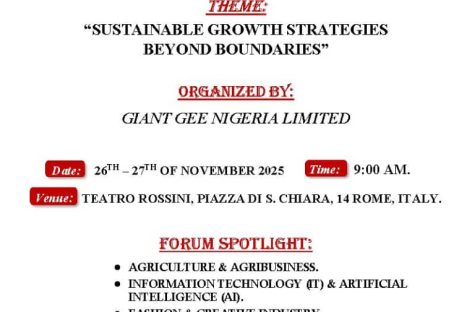 Rome Business Forum 2025 Gets New Date