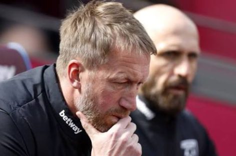 West Ham Sack Graham Potter After Nine Months, Nuno Espirito Santo Tipped as Successor